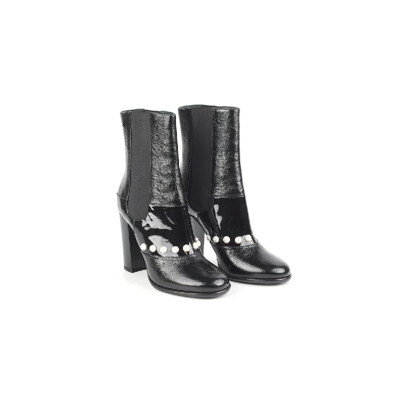 Chanel Ankle Boots Black