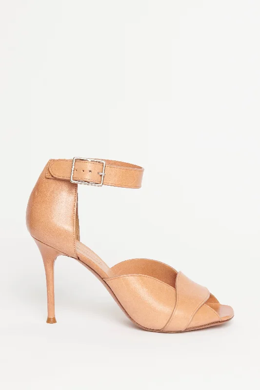 Tan Leather Preowned Heels