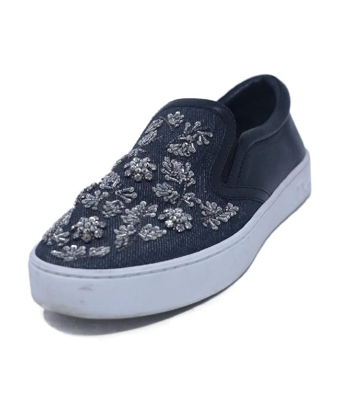 Christian Dior Denim Embellished Sneakers sz 7