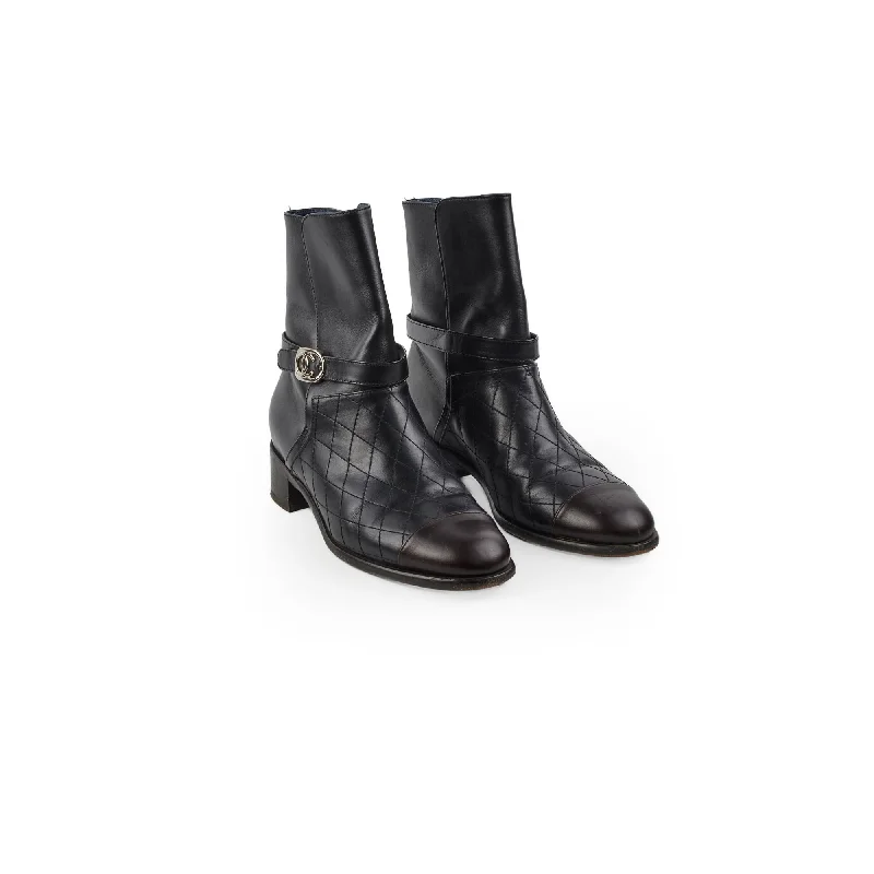 Chanel Black Boots Size 38