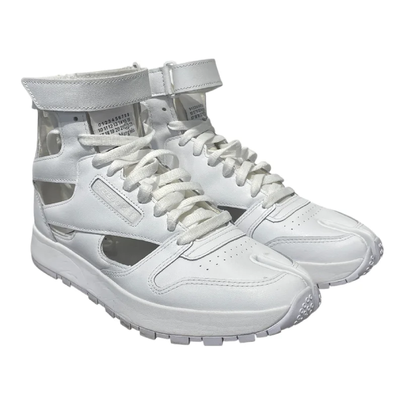 Maison Margiela/Reebok/Hi-Sneakers/US 7.5/Leather/WHT/