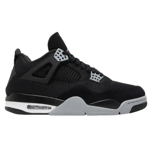 Jordan 4 Black Canvas