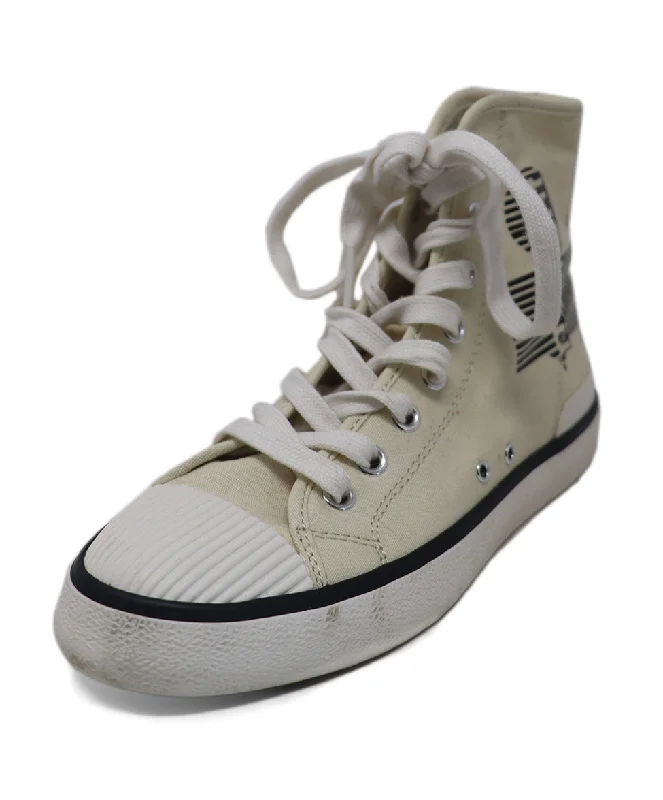 Isabel Marant Beige Canvas Sneakers sz 6