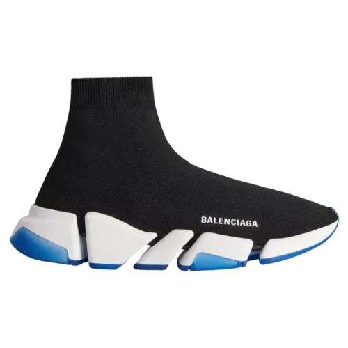 Balenciaga Speed 2.0 Trainer Black White Blue