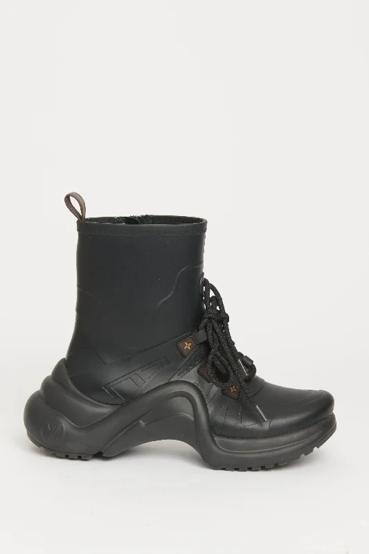 Rubber Monogram Archlight Preowned Sneaker Boots