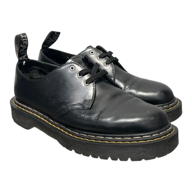 Dr.Martens/Rick Owens/Loafers/US 10/Leather/BLK/1461 BEX