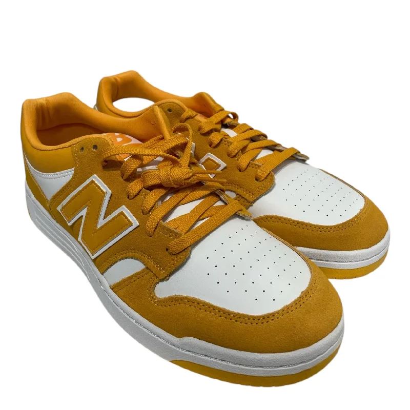 NEW BALANCE/Low-Sneakers/US 13/Leather/GLD/480 VARSITY GOLD