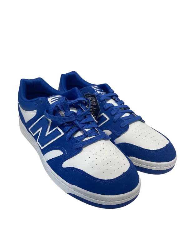 NEW BALANCE/Low-Sneakers/US 13/Leather/BLU/480