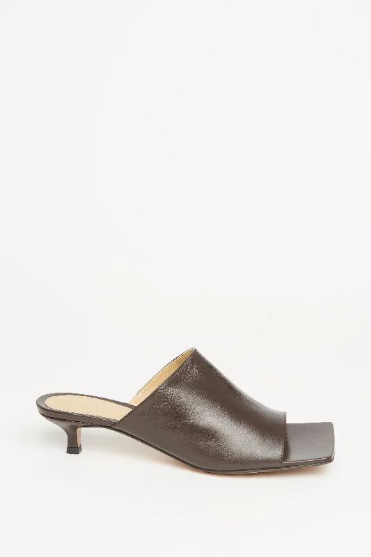 Fondant Stretch Mule Preowned Sandal