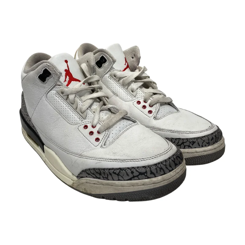 NIKE/AIR JORDAN 3 RETRO/Hi-Sneakers/US 9/WHT/DN3707-100