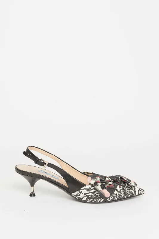 Pointed Slingback Preowned Pumps