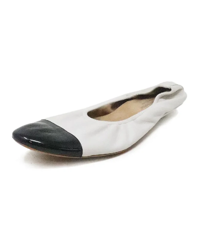 Dries Van Noten B&W Leather Flats sz 9