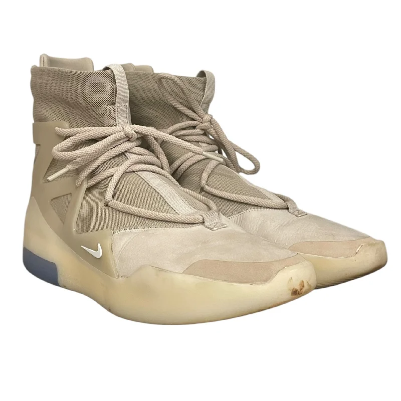 FEAR OF GOD/NIKE/Hi-Sneakers/US 12/BEG/Nike Air Fear of God 1 Oatmeal