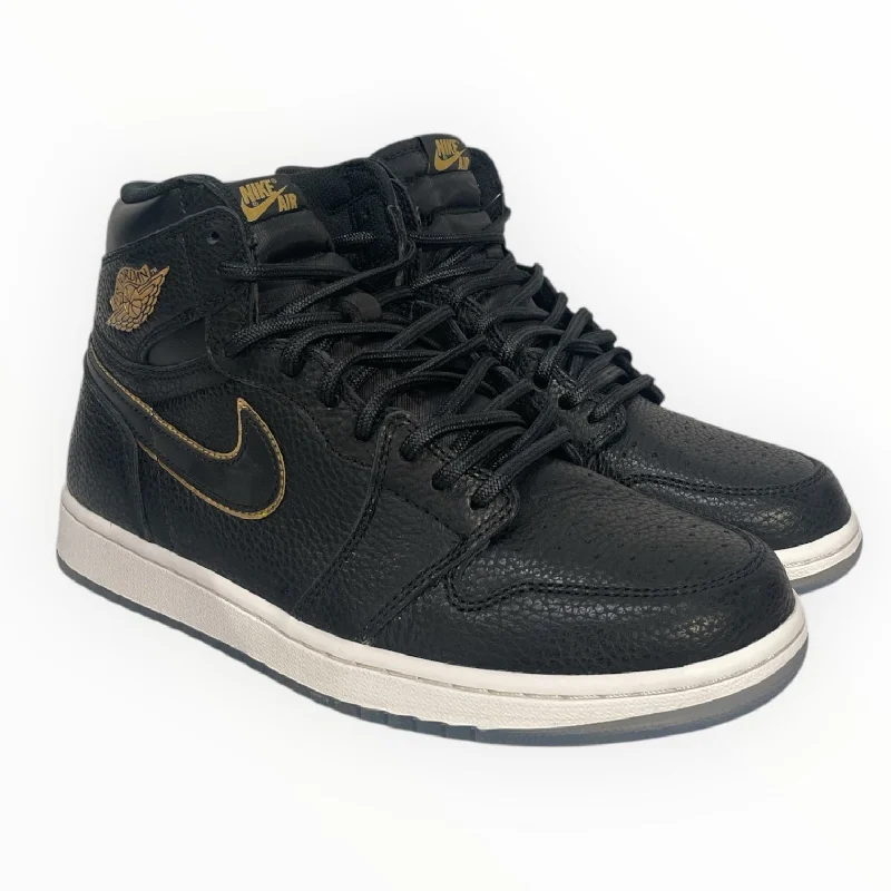 NIKE/Hi-Sneakers/US 10.5/Leather/BLK/JORDAN 1 HIGH CITY OF FLIGHT