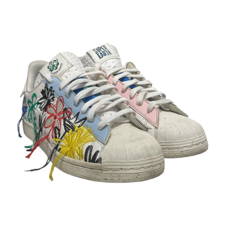 adidas/Low-Sneakers/US 9.5/Floral Pattern/Leather/MLT/Sean Witherspoon Super Earth