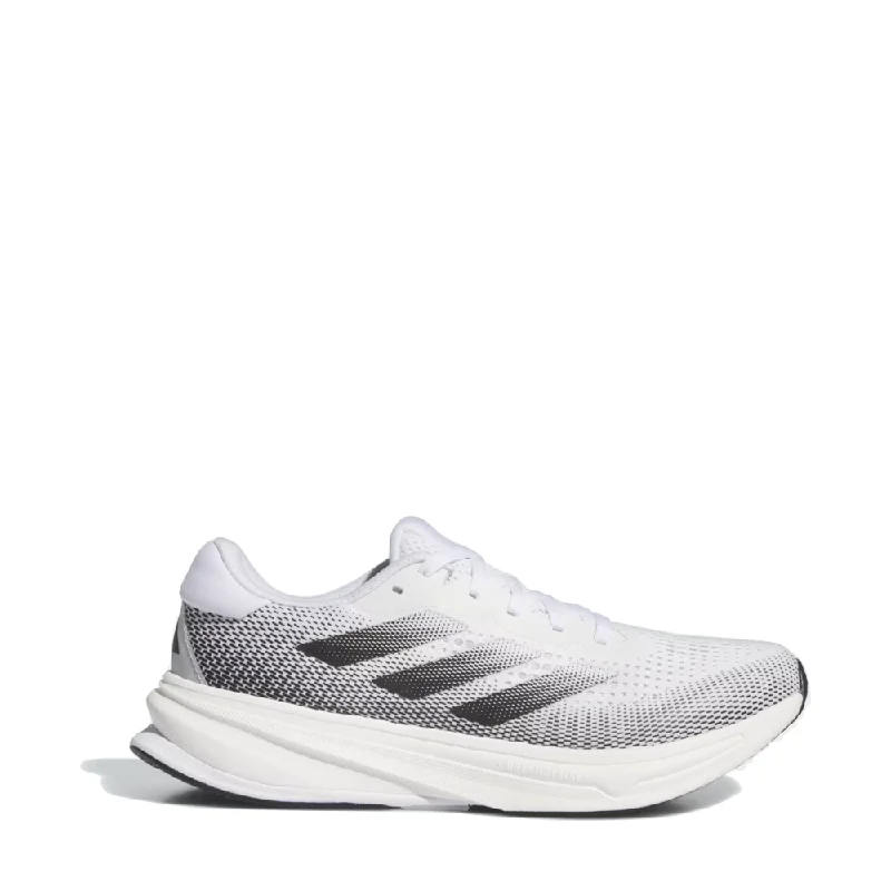 Adidas Men's Supernova Rise Sneaker in Cloud White/Core Black/Zero Metalic