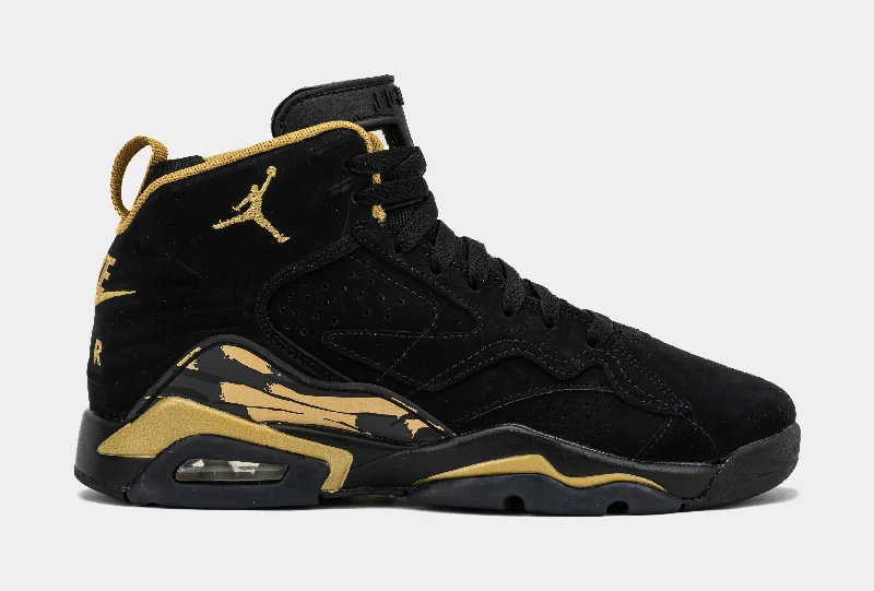 Jumpman MVP Grade School Basketball Shoes (Black/Gold)