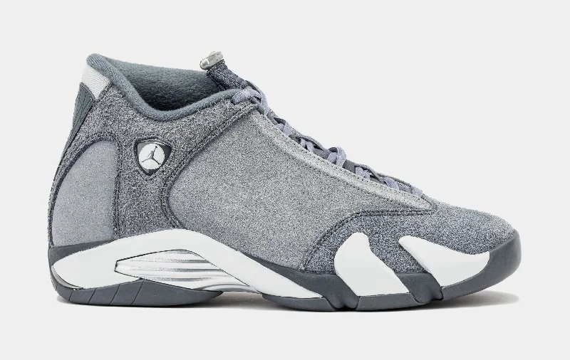 Air Jordan 14 Retro Flint Grey Mens Lifestyle Shoes (Flint Grey/White)