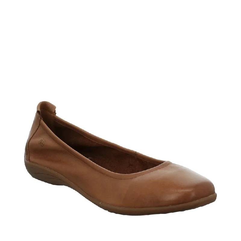 Josef Seibel Women's Fenja 01 Leather Flat (Camel)