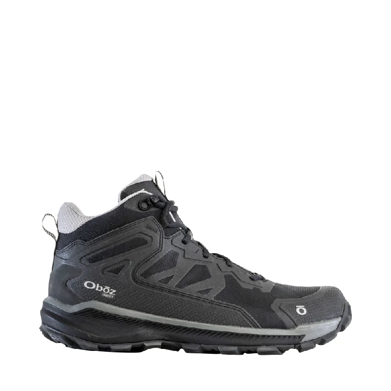 Oboz Men's Katabatic Mid Waterproof Hiker in Black Sea