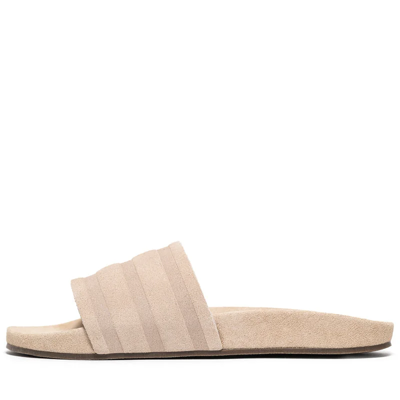 Adidas Adilette Suede - Magic Beige/Gum