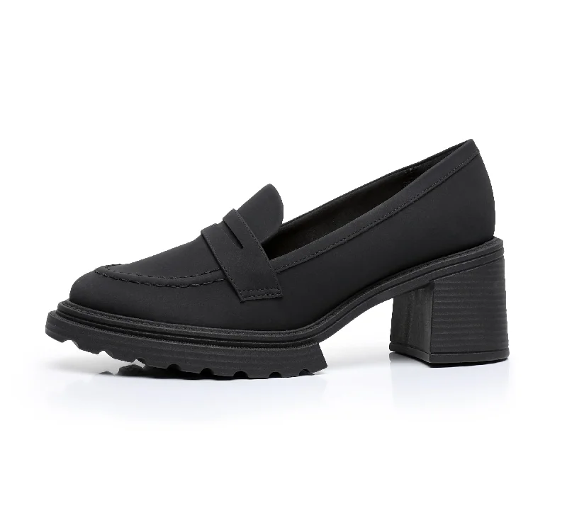 Serene Heeled Moccasins - Black (753.001)