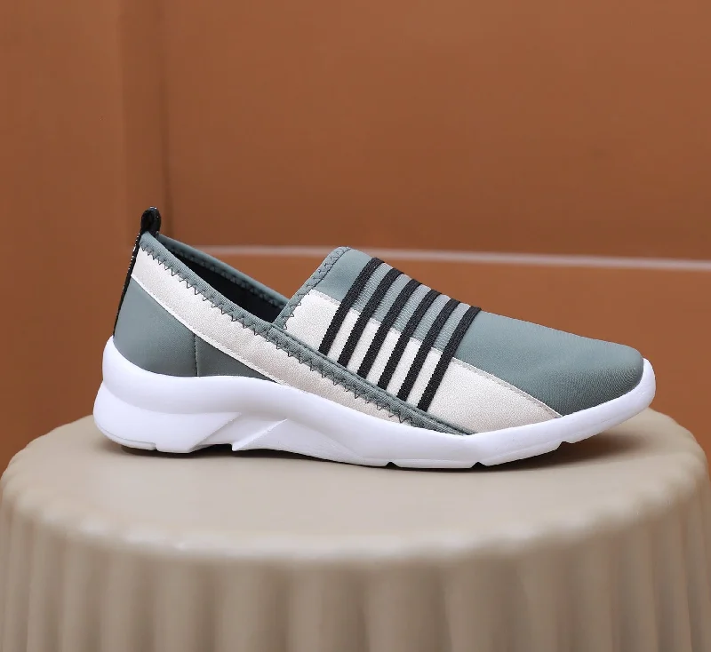 Easy Glide Sneakers - Green & White (S005035)