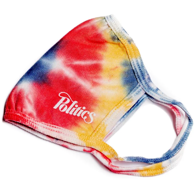 Politics Script Mask - Tie Dye