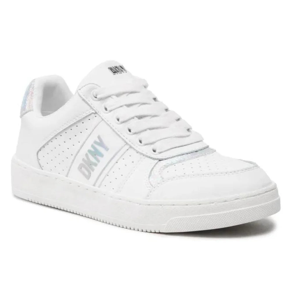 DKNY Odlin Lace up Sneaker Women K4215349-WHT