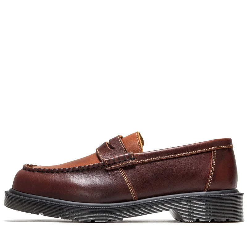 Dr. Martens Penton Leather Loafer - Polo Brown/Amber