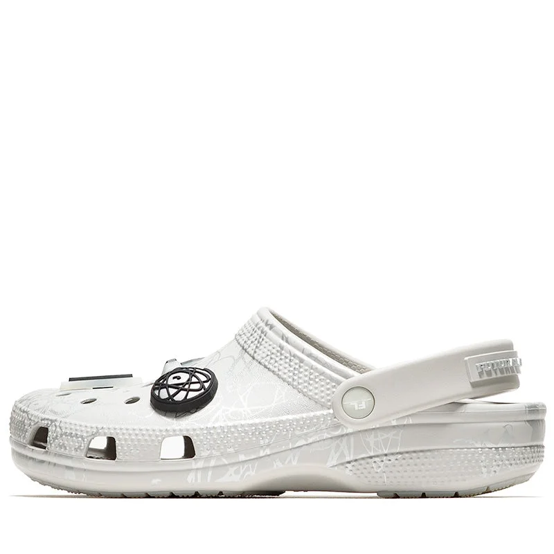 Futura Laboratories x Crocs Classic Clog - Pearl White