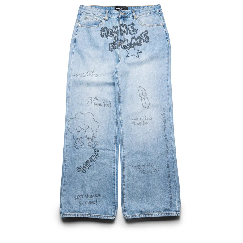 Homme Femme Yearbook Denim - Blue