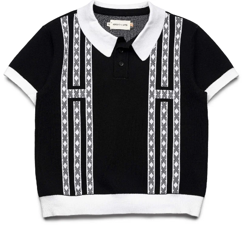 Kids Honor The Gift Private School Polo - Black