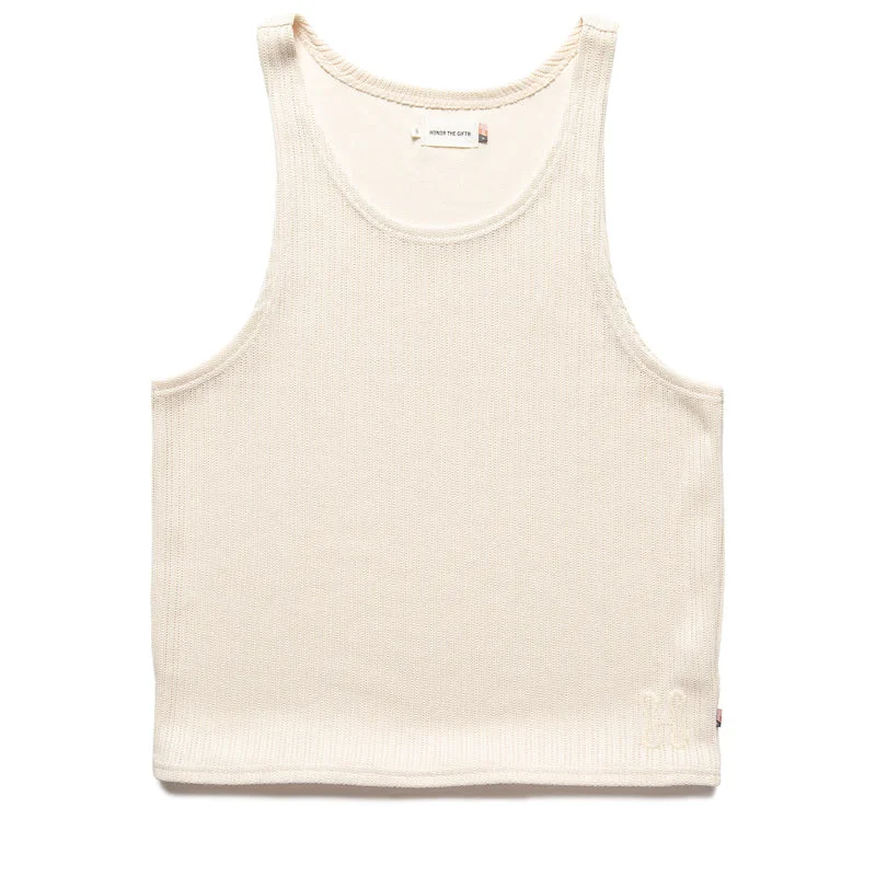 Honor The Gift Knit Tank Top - Bone