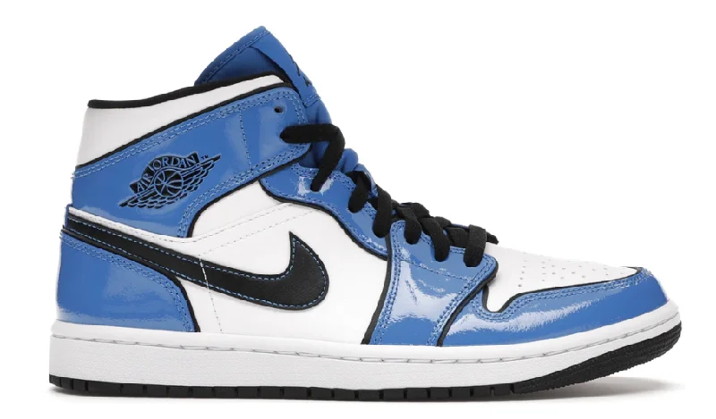 Jordan 1 Mid Signal Blue