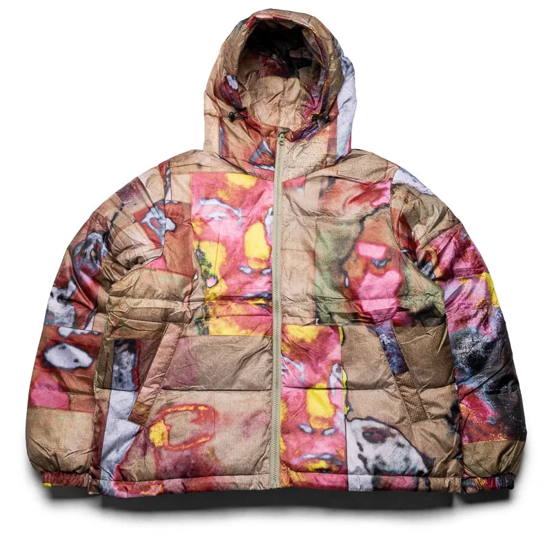 KidSuper Faces Collage Printed Puffer - Multi