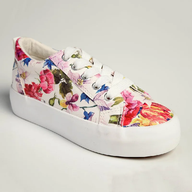 Madison Layla Youth Floral Sneaker - Multi Floral