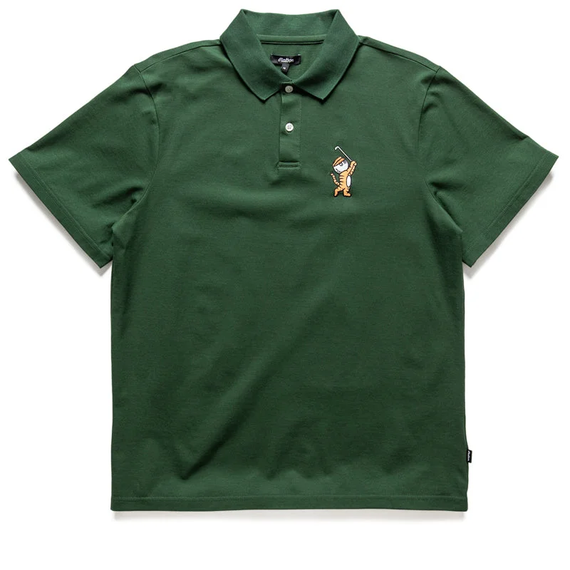 Malbon Golf Tiger Buckets Polo - Hunter Green