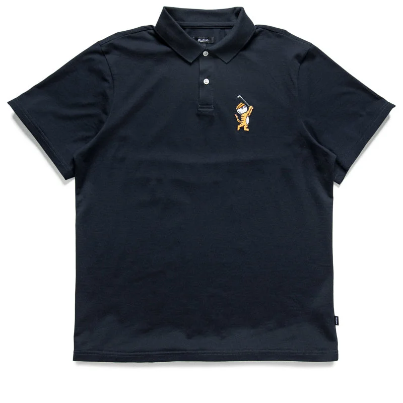 Malbon Golf Tiger Buckets Polo - Navy