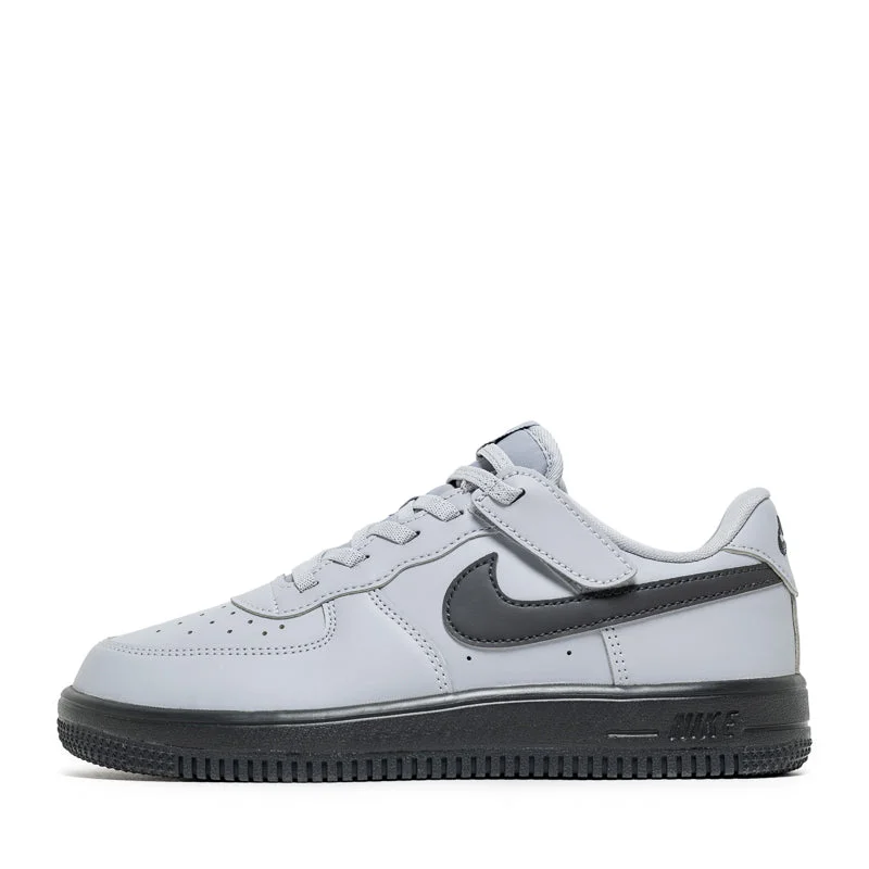 Nike Force 1 Low EasyOn (PS) - Wolf Grey/Dark Smoke Grey