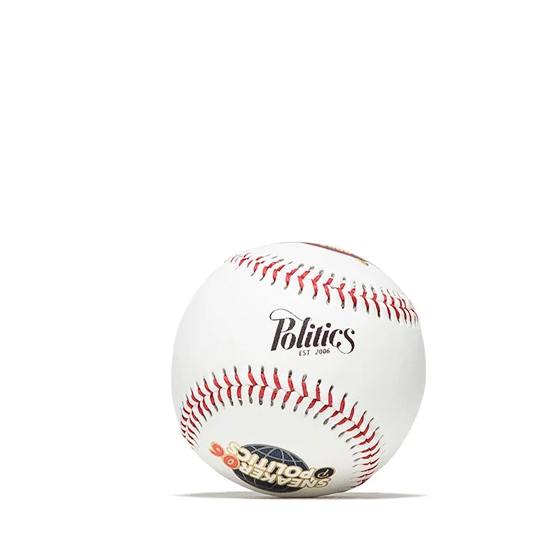 Politics 7th Inning Stretch Baseball - White