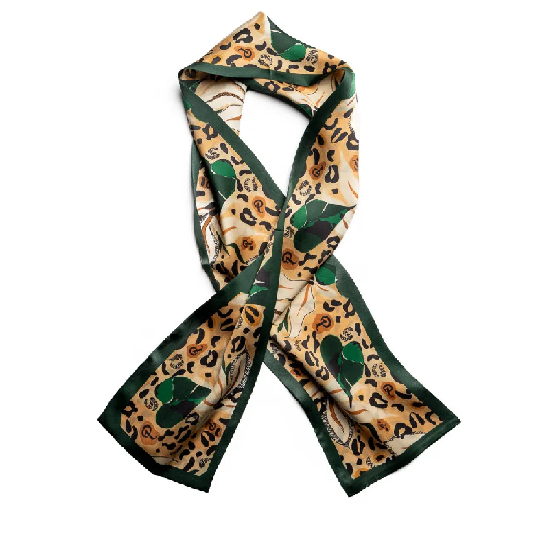 Politics Leopard Silk Neck Tie