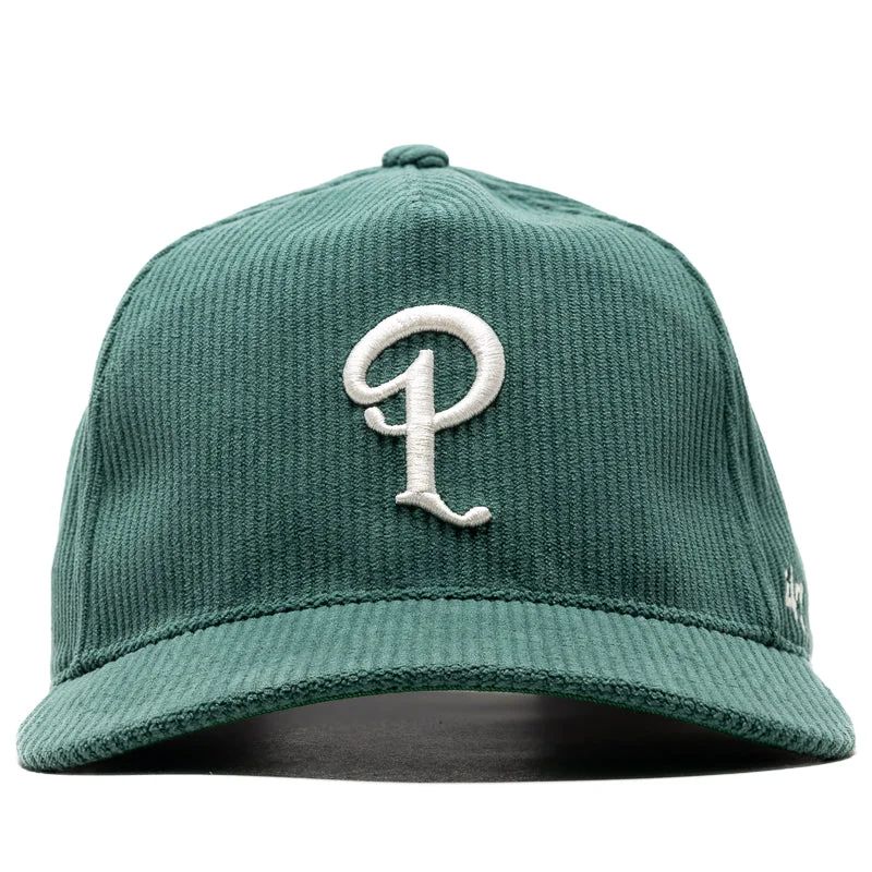 Politics x 47 Brand Corduroy Hitch Snapback - Dark Green