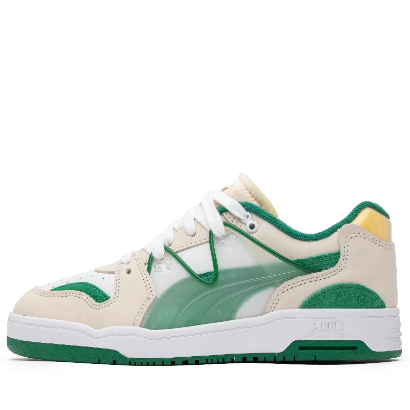 Women's Puma x June Ambrose Slipstream - Warm White/Verdant Green