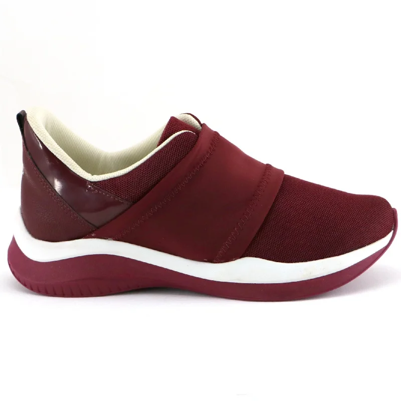 Burgundy Plain ENERGY Sneakers for Women (983.001)