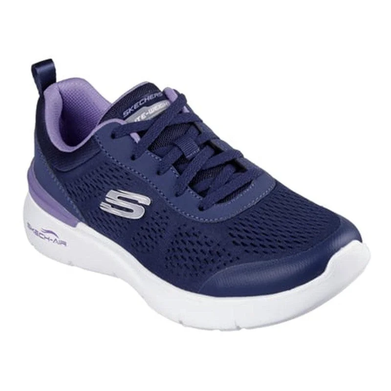 Skechers Skech-Air Dynamight 2.0 Lace Up Sneaker - Navy / Lavender