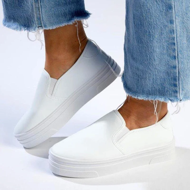 Soviet Blaire Platform Sneaker - White