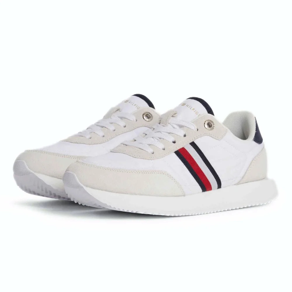 Tommy Hilfiger Essential Runner Global Stripes Women FW0FW07831-WHT