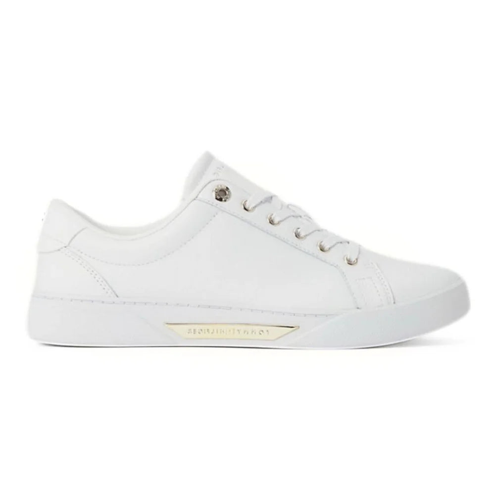 Tommy Hilfiger Golden Hw Court Sneaker Women FW0FW07560-WHT