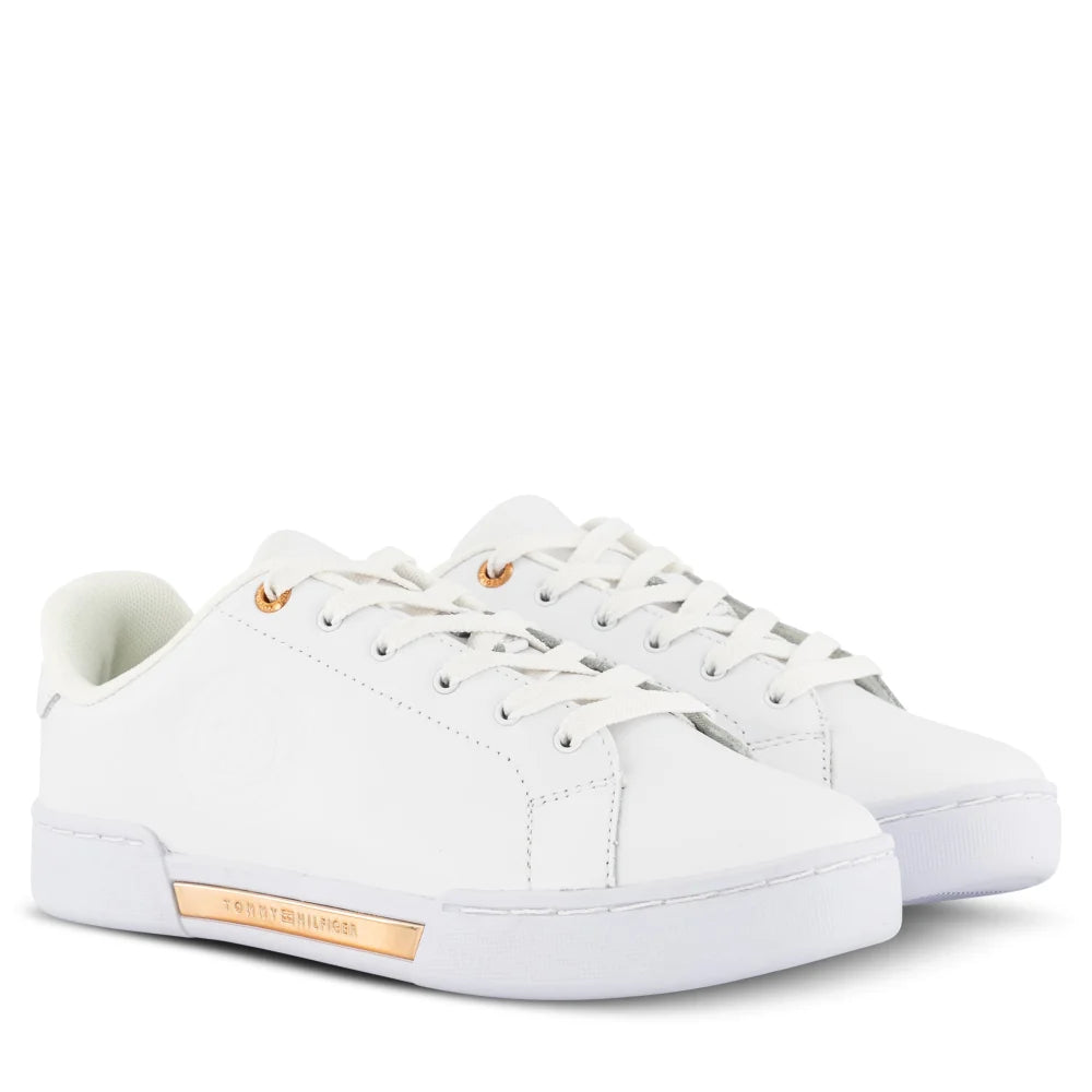 Tommy Hilfiger Rose Bar Sneakers - WHTGRSE